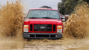 Ford Super Duty in the mud bog